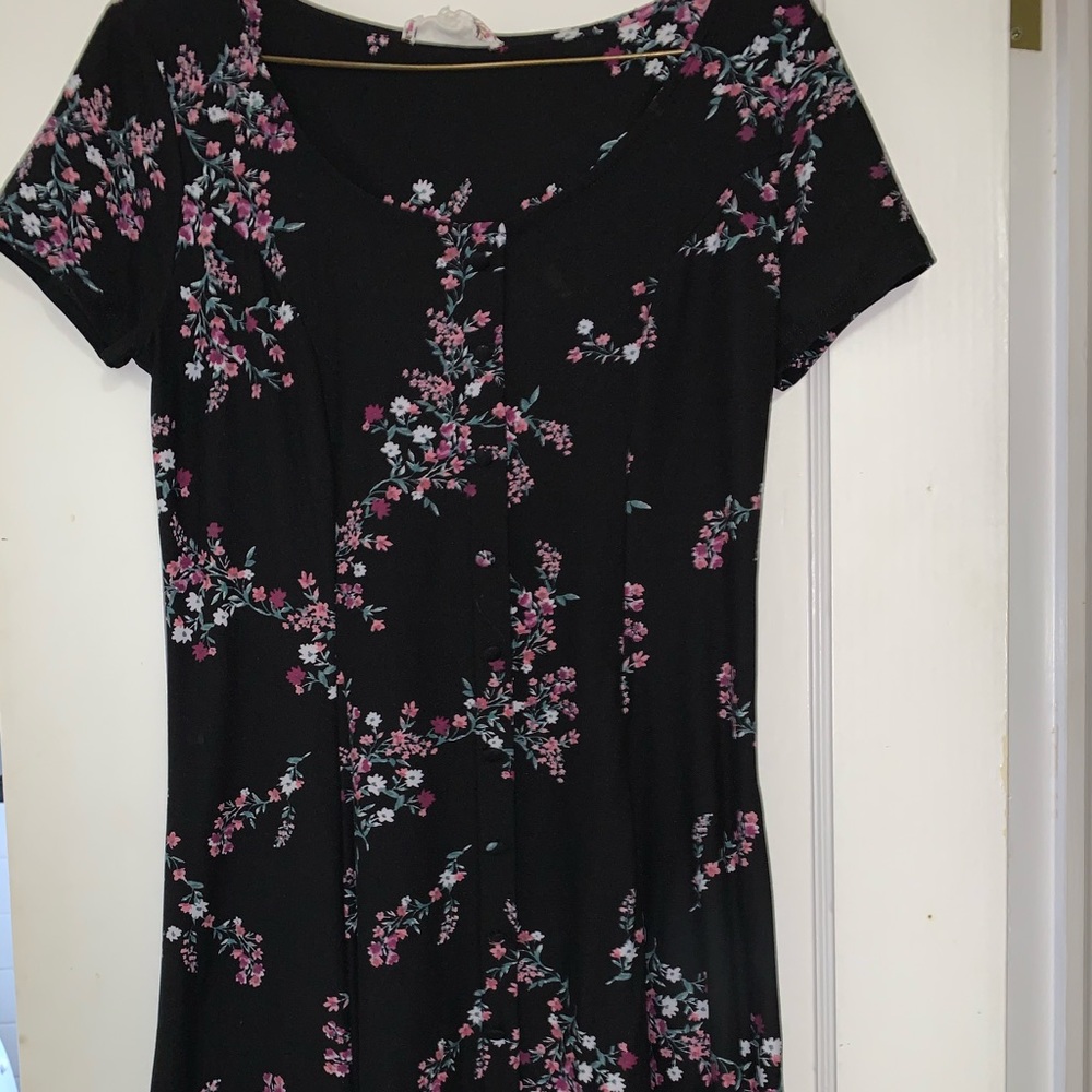 mini dress buttons down front